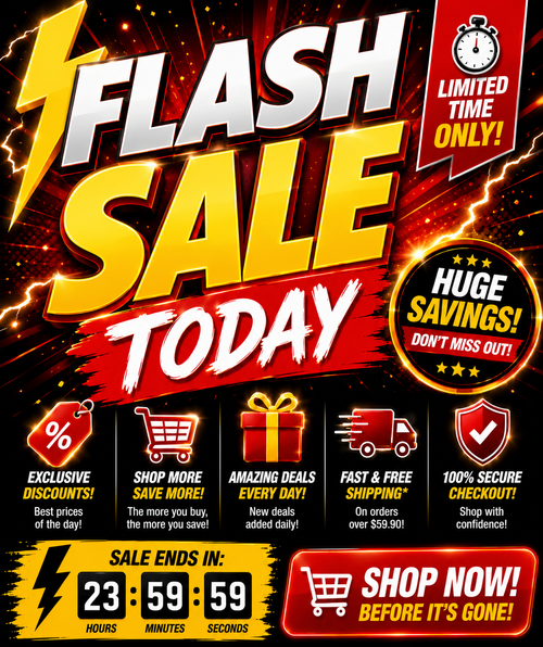 ⚡ FLASH SALE TODAY