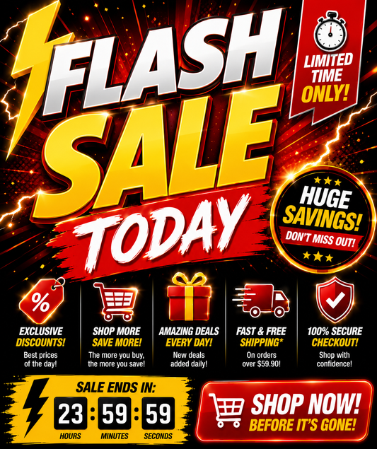 ⚡ FLASH SALE TODAY